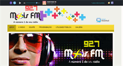 Desktop Screenshot of maisfmcarangola.com.br